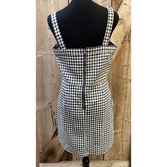 No Boundaries Mini Dress Sz Large 11-13 Gingham Sleeveless Y2k 90s Pockets - Picture 4 of 10